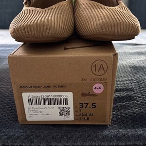 Margot Textured Brown Flats